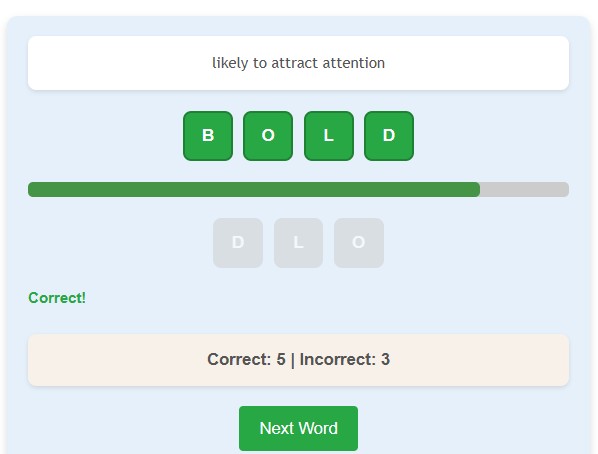 Spaced Repetition for English Learning